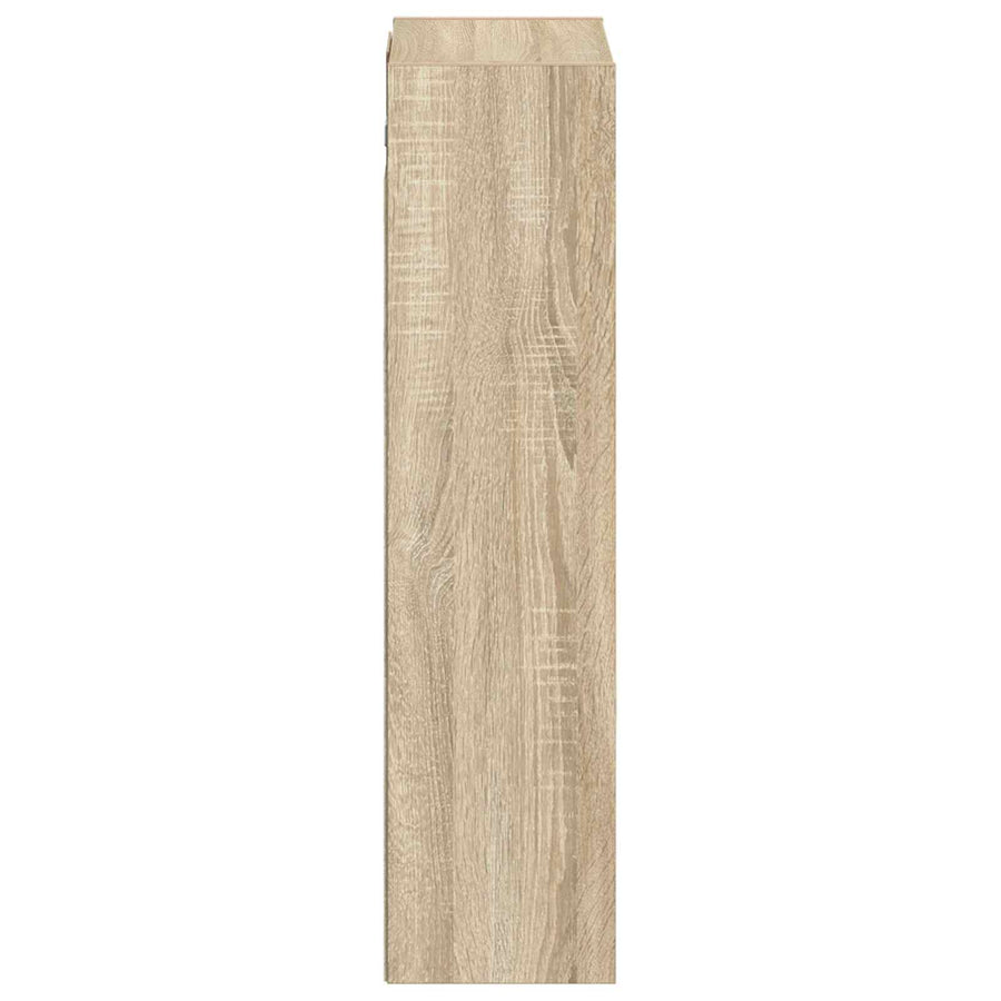 Wandgemonteerde wastafelmeubel Sonoma Eiken 35 x 20 x 81 cm