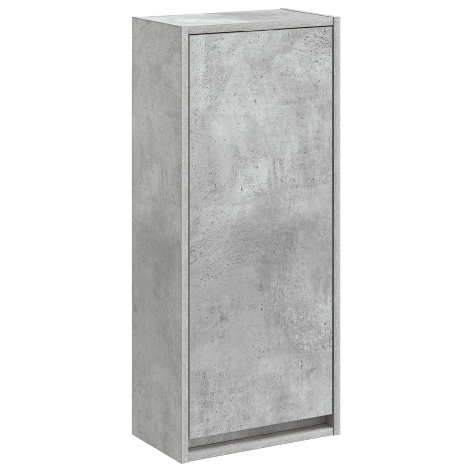 Wandgemonteerde wastafelmeubel Betongrijs 35 x 20 x 81 cm