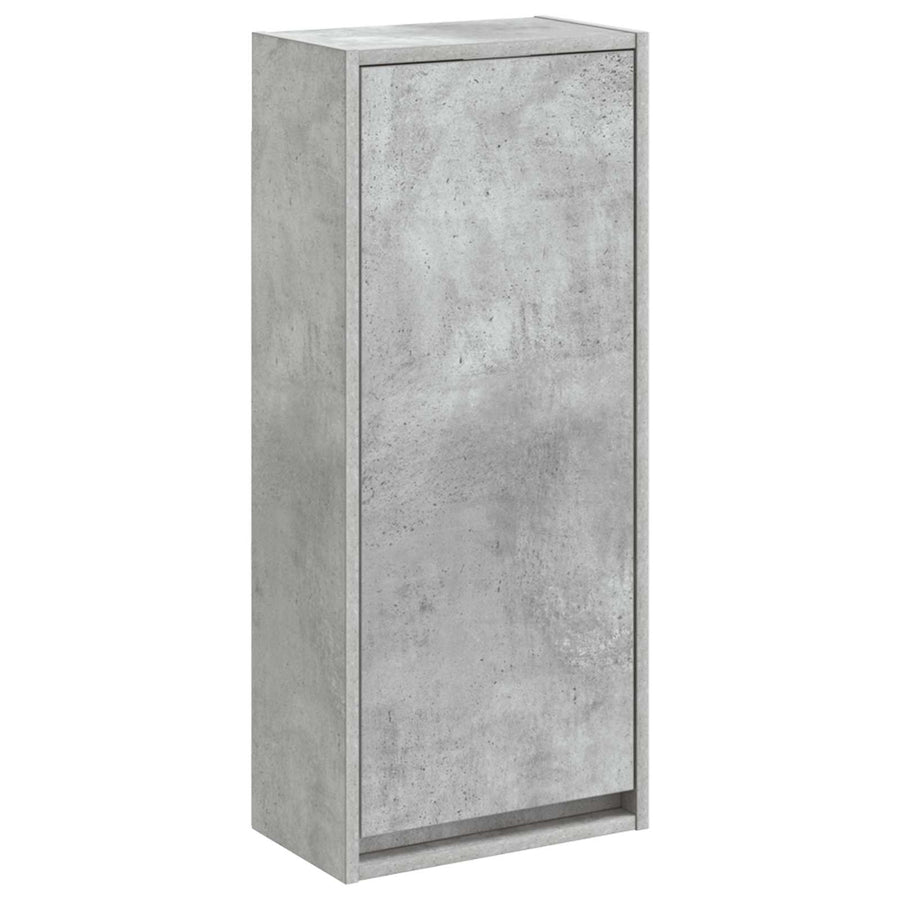 Wandgemonteerde wastafelmeubel Betongrijs 35 x 20 x 81 cm