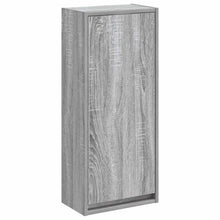 Wandgemonteerde wastafelmeubel Grijs Sonoma 35 x 20 x 81 cm