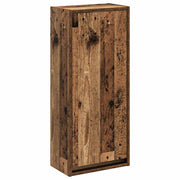 Wastafelmeubel 35x20x81 cm oud hout wandmontage