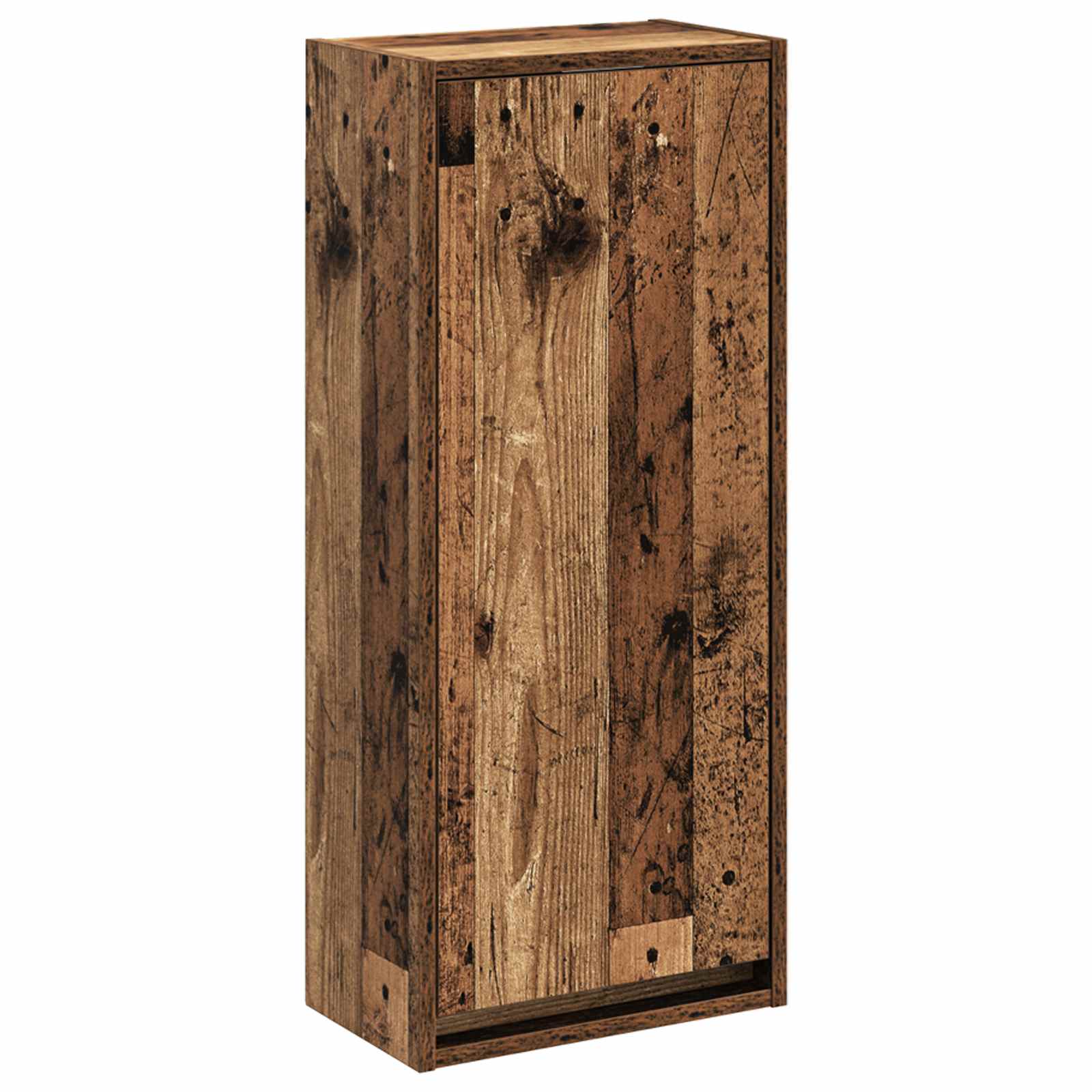Wandgemonteerde wastafelmeubel Oud hout 35 x 20 x 81 cm