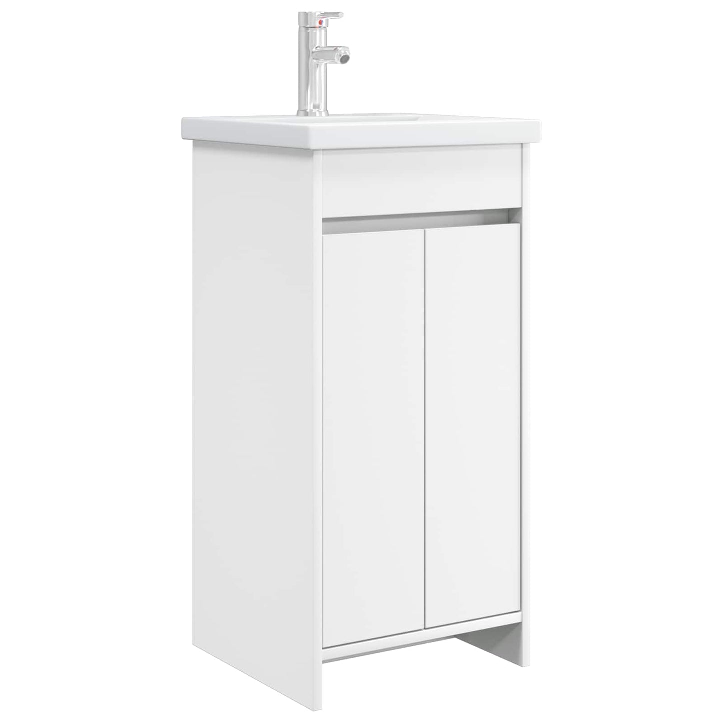 Badkamermeubel met Wasbak Wit 42 x 40 x 84,5 cm Bewerkt hout