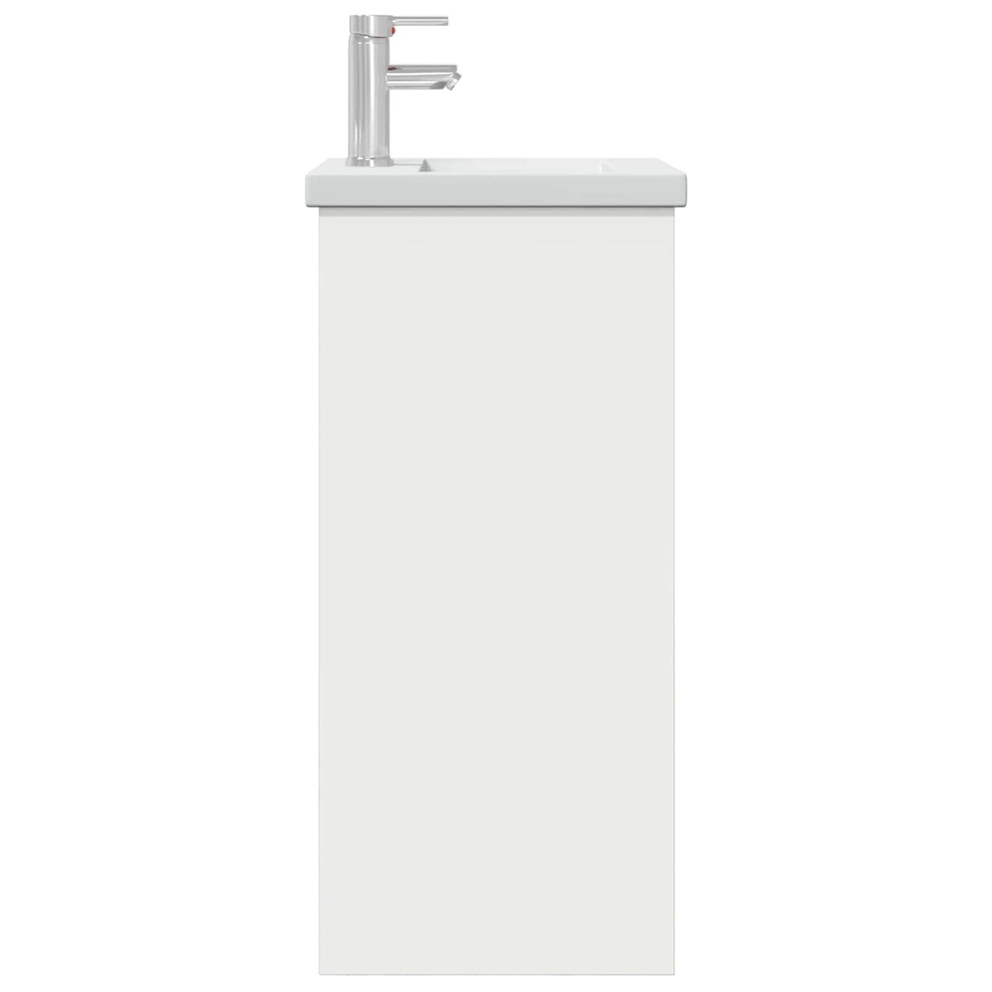 Badkamermeubel met Wasbak Wit 42 x 40 x 84,5 cm Bewerkt hout
