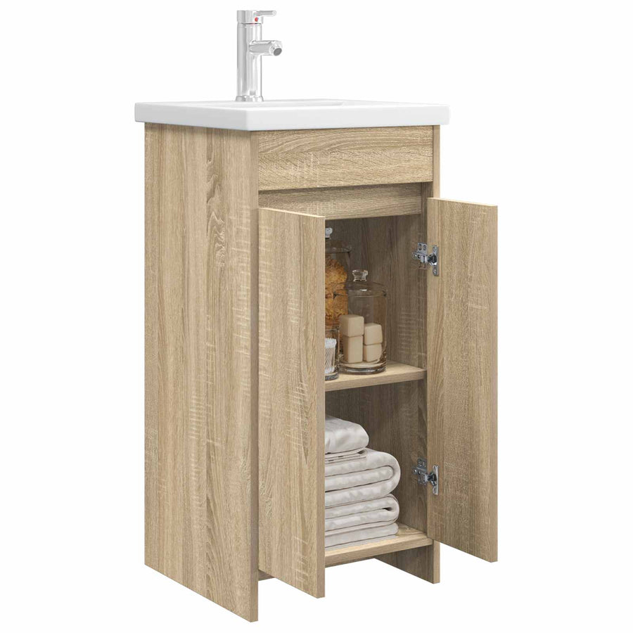 Badkamermeubel met Wasbak Sonoma Eiken 42 x 40 x 84,5 cm