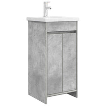 Badkamermeubel met Wasbak Betongrijs 42 x 40 x 84,5 cm