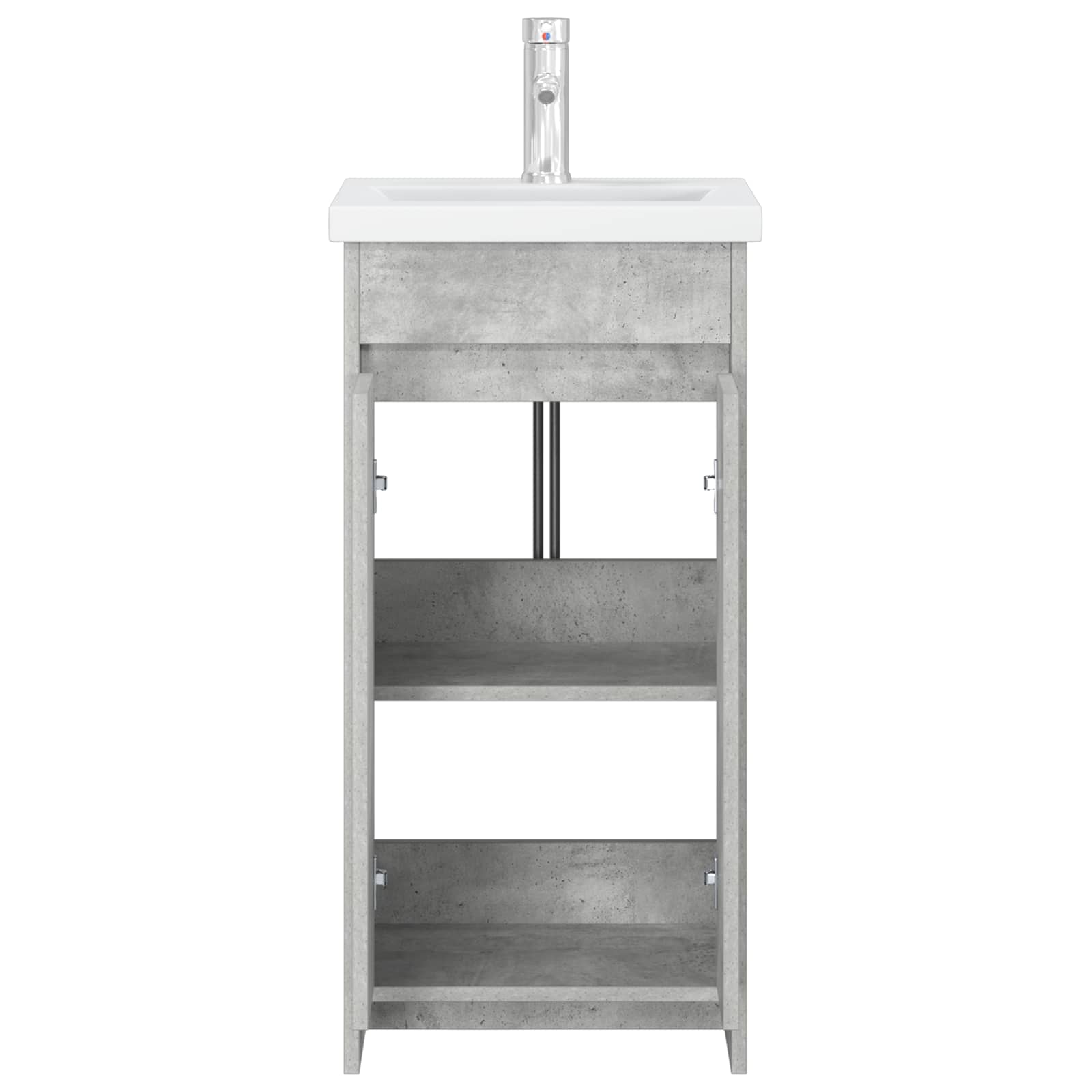 Badkamermeubel met Wasbak Betongrijs 42 x 40 x 84,5 cm