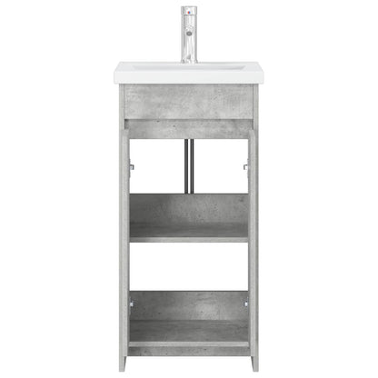 Badkamermeubel met Wasbak Betongrijs 42 x 40 x 84,5 cm