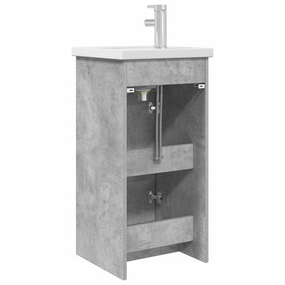 Badkamermeubel met Wasbak Betongrijs 42 x 40 x 84,5 cm