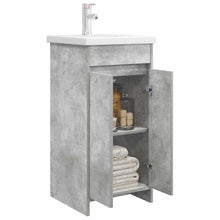 Badkamermeubel met Wasbak Betongrijs 42 x 40 x 84,5 cm