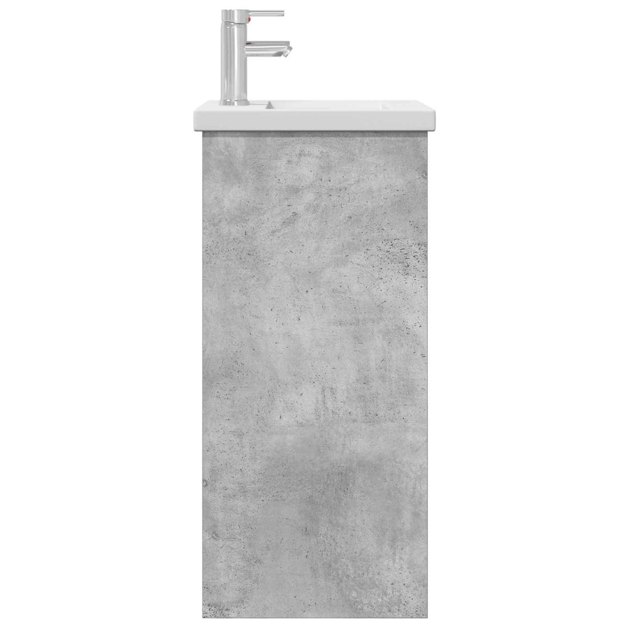 Badkamermeubel met Wasbak Betongrijs 42 x 40 x 84,5 cm