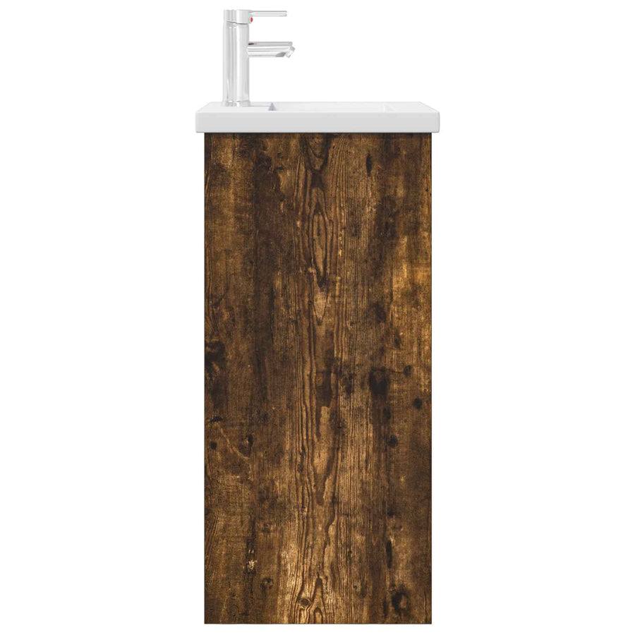 Badkamermeubel met Wasbak Gerookt eiken 42 x 40 x 84,5 cm