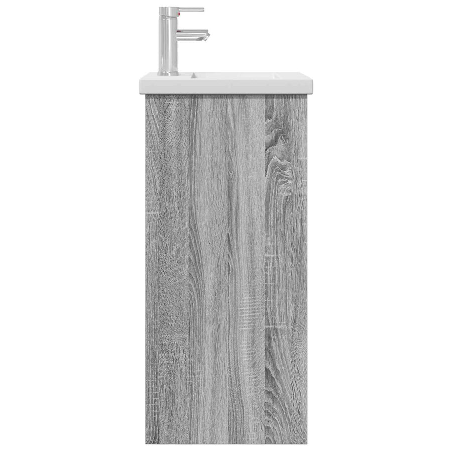 Badkamermeubel met Wasbak Grijs Sonoma 42 x 40 x 84,5 cm