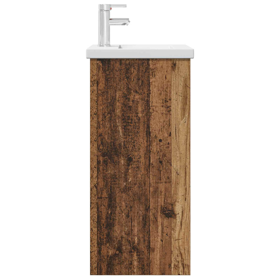 Badkamermeubel met Wasbak Oud hout 42 x 40 x 84,5 cm