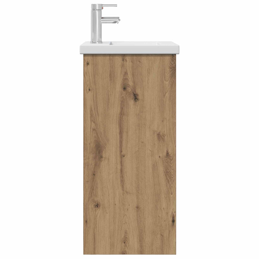 Badkamermeubel met Wasbak Artisanaal eiken 42 x 40 x 84,5 cm