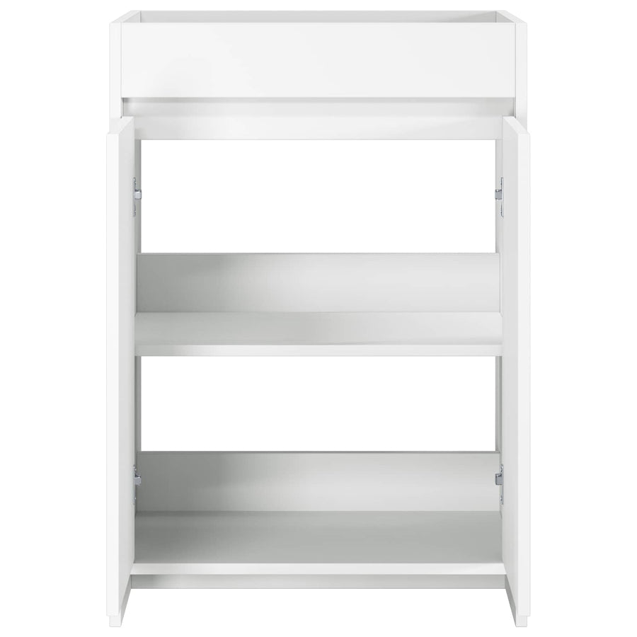 Badkamer Onder Wasbak Kast Wit 56 x 37,5 x 81 cm Bewerkt hout