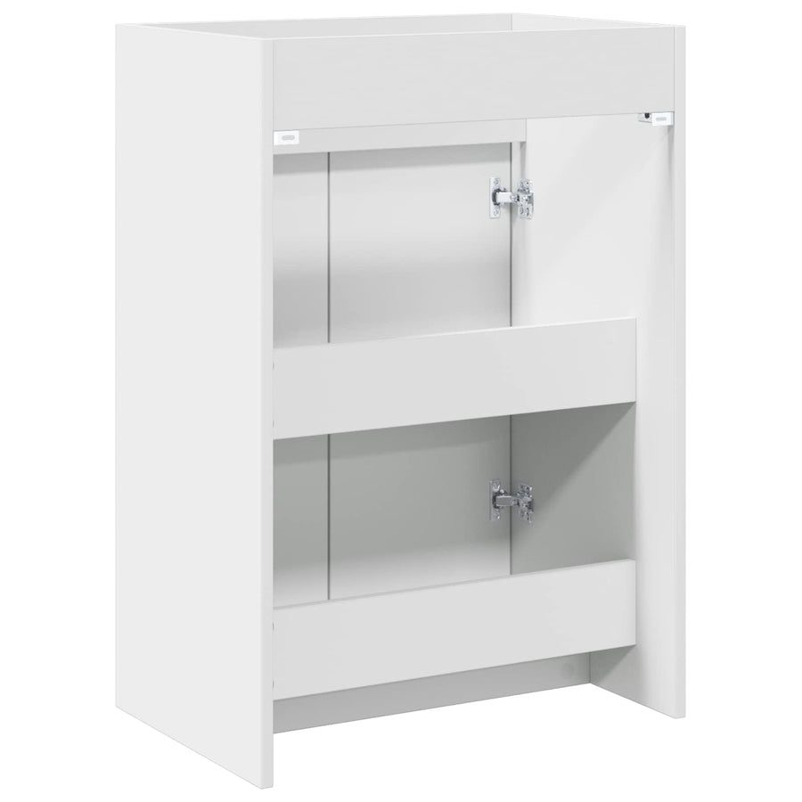 Badkamer Onder Wasbak Kast Wit 56 x 37,5 x 81 cm Bewerkt hout