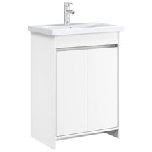 Badkamer Onder Wasbak Kast Wit 56 x 37,5 x 81 cm Bewerkt hout