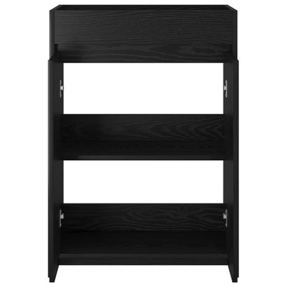 Badkamer Onder Wasbak Kast Zwart eiken 56 x 37,5 x 81 cm