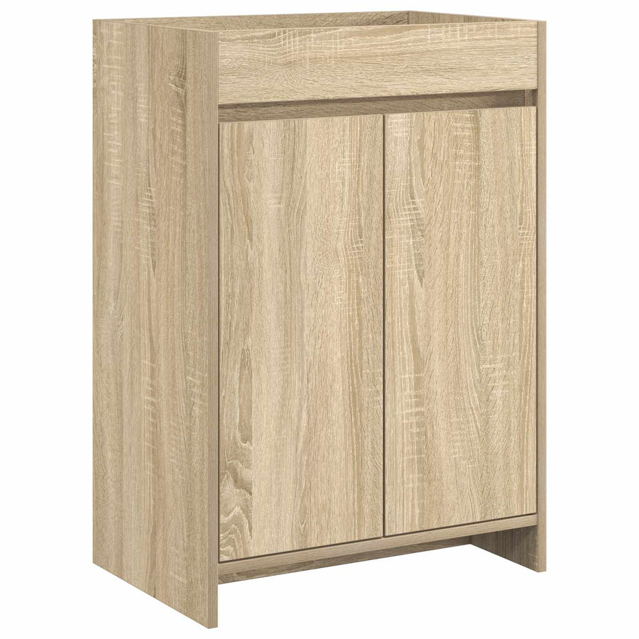 Badkamer Onder Wasbak Kast Sonoma Eiken 56 x 37,5 x 81 cm
