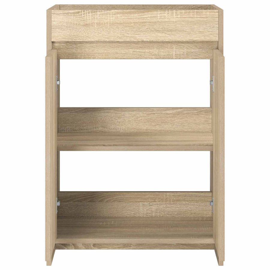 Badkamer Onder Wasbak Kast Sonoma Eiken 56 x 37,5 x 81 cm