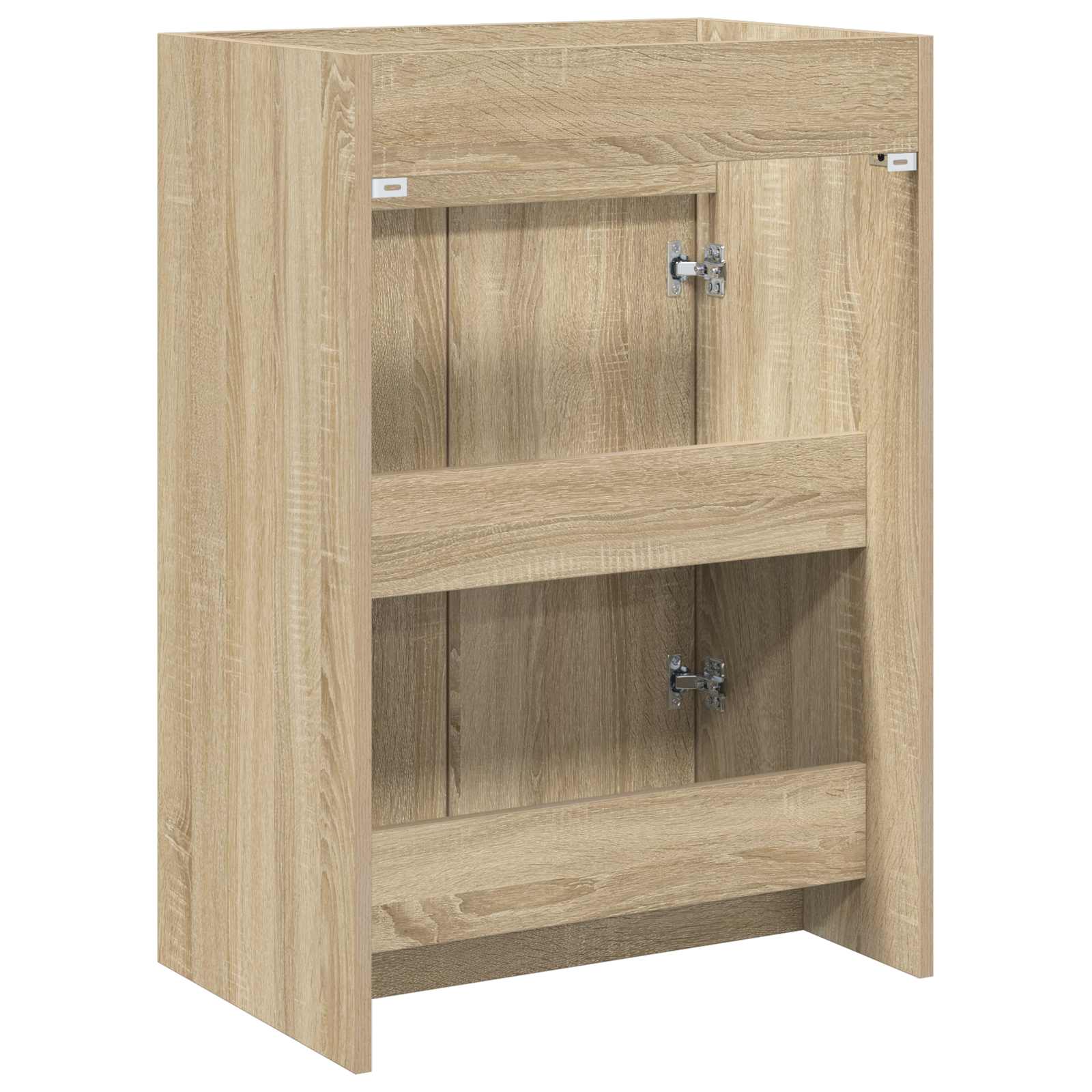 Badkamer Onder Wasbak Kast Sonoma Eiken 56 x 37,5 x 81 cm