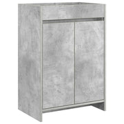Badkamerkast onder wasbak 56x37,5x81 cm betongrijs