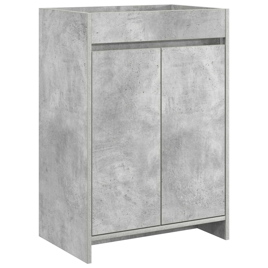 Badkamer Onder Wasbak Kast Betongrijs 56 x 37,5 x 81 cm
