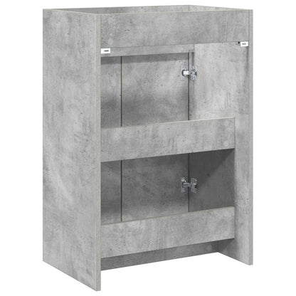Badkamer Onder Wasbak Kast Betongrijs 56 x 37,5 x 81 cm