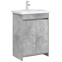 Badkamer Onder Wasbak Kast Betongrijs 56 x 37,5 x 81 cm