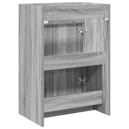 Badkamer Onder Wasbak Kast Grijs Sonoma 56 x 37,5 x 81 cm