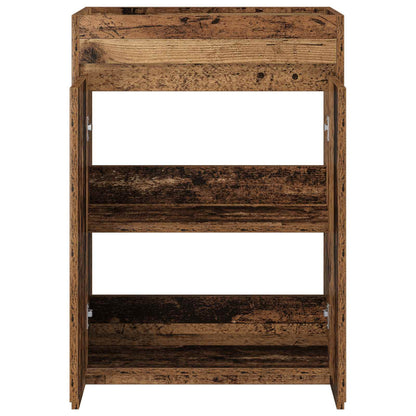 Badkamer Onder Wasbak Kast Oud hout 56 x 37,5 x 81 cm