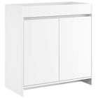 Badkamerkast onder wastafel 78,5x37,5x81 cm wit bewerkt hout