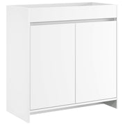 Badkamerkast onder wastafel 78,5x37,5x81 cm wit bewerkt hout