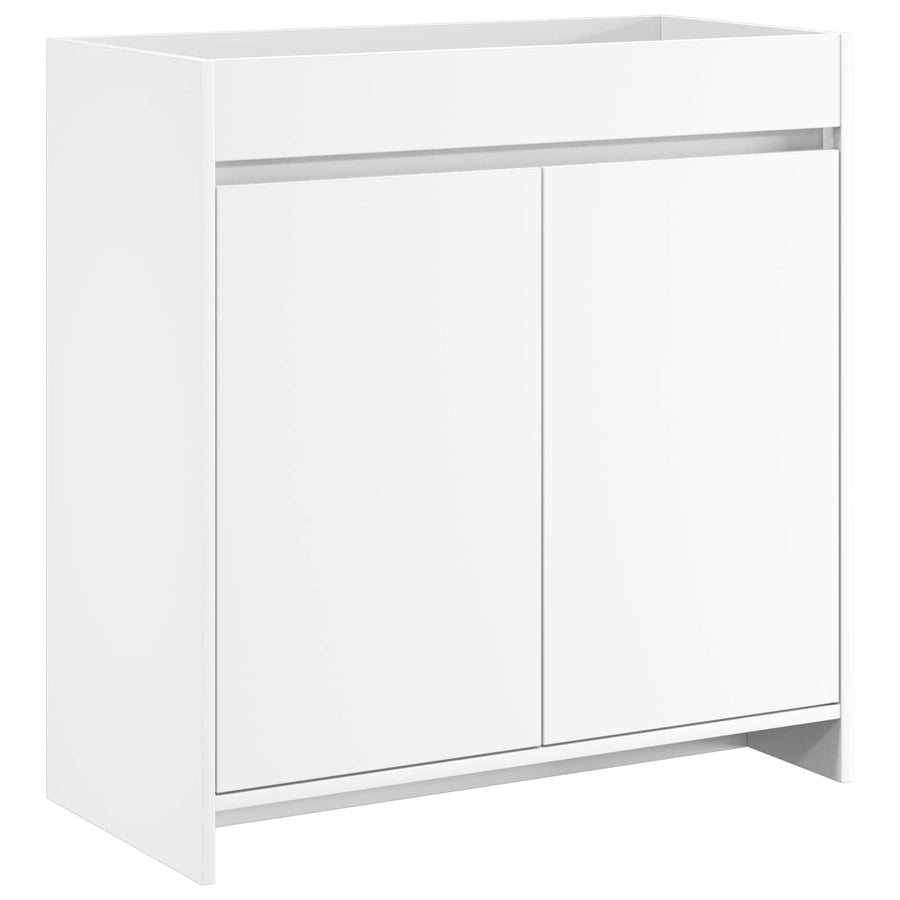 Badkamer Onder Wasbak Kast Wit 78,5 x 37,5 x 81 cm Bewerkt hout