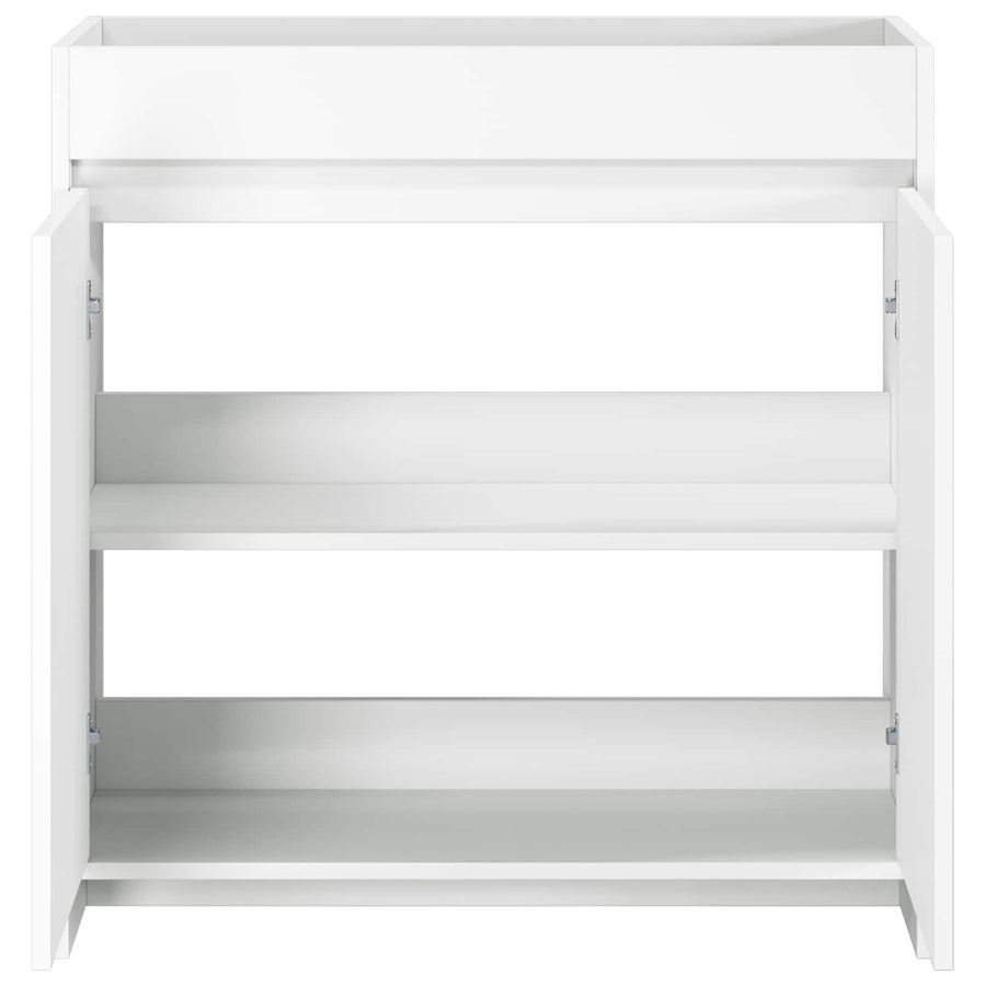 Badkamer Onder Wasbak Kast Wit 78,5 x 37,5 x 81 cm Bewerkt hout