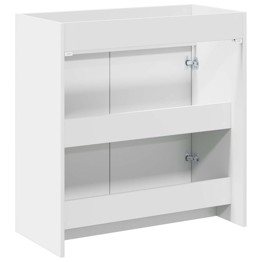 Badkamer Onder Wasbak Kast Wit 78,5 x 37,5 x 81 cm Bewerkt hout