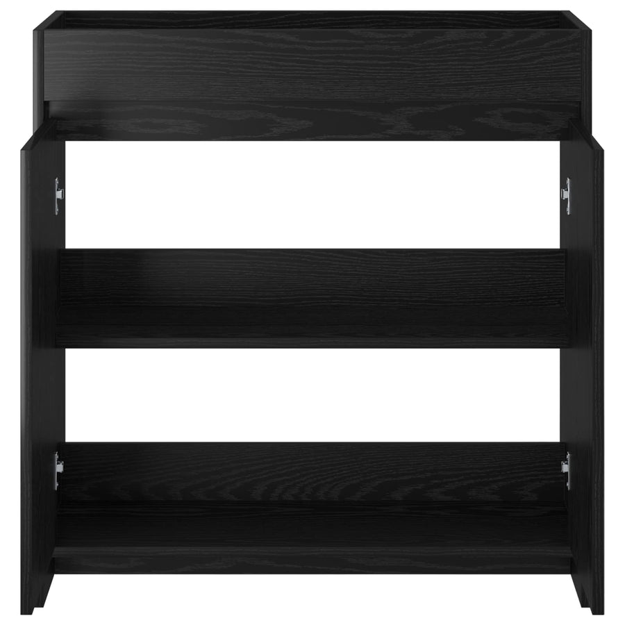 Badkamer Onder Wasbak Kast Zwart eiken 78,5 x 37,5 x 81 cm