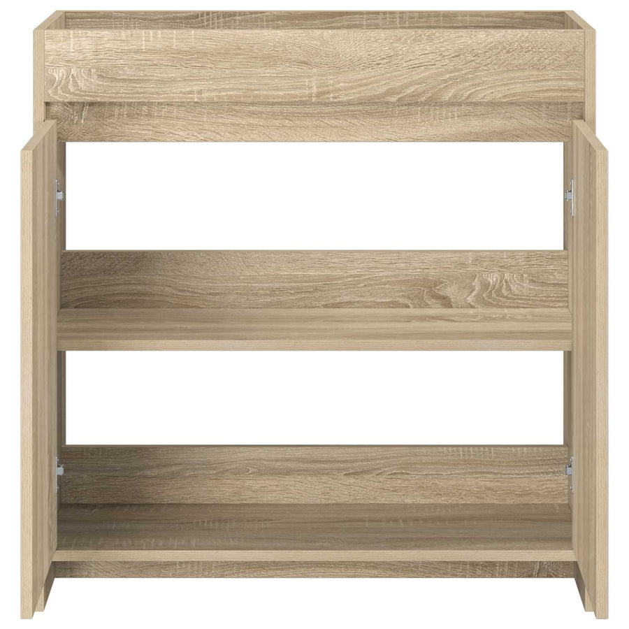 Badkamer Onder Wasbak Kast Sonoma Eiken 78,5 x 37,5 x 81 cm
