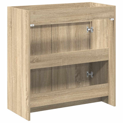 Badkamer Onder Wasbak Kast Sonoma Eiken 78,5 x 37,5 x 81 cm