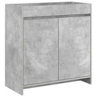 Badkamerkast onder wasbak 78,5x37,5x81 cm betongrijs