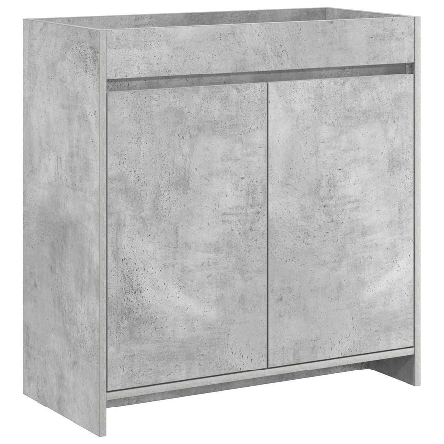 Badkamer Onder Wasbak Kast Betongrijs 78,5 x 37,5 x 81 cm