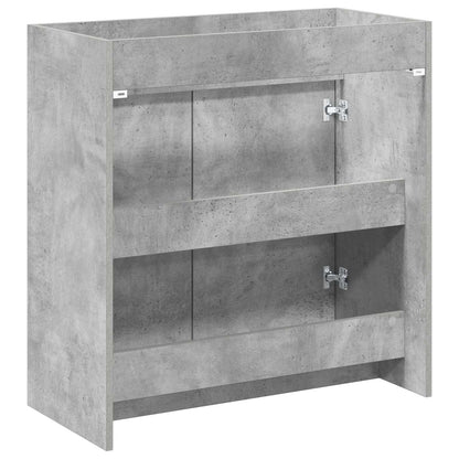 Badkamer Onder Wasbak Kast Betongrijs 78,5 x 37,5 x 81 cm