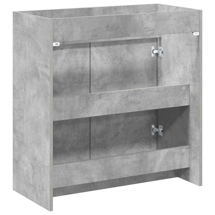 Badkamer Onder Wasbak Kast Betongrijs 78,5 x 37,5 x 81 cm