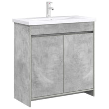 Badkamer Onder Wasbak Kast Betongrijs 78,5 x 37,5 x 81 cm