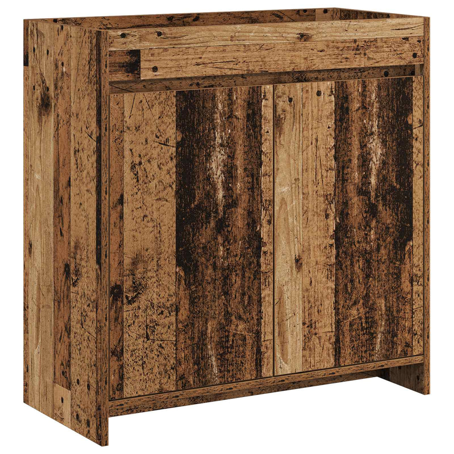 Badkamer Onder Wasbak Kast Oud hout 78,5 x 37,5 x 81 cm