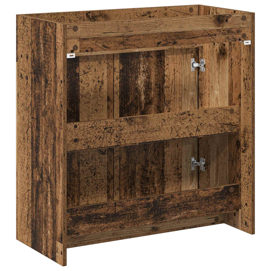 Badkamer Onder Wasbak Kast Oud hout 78,5 x 37,5 x 81 cm