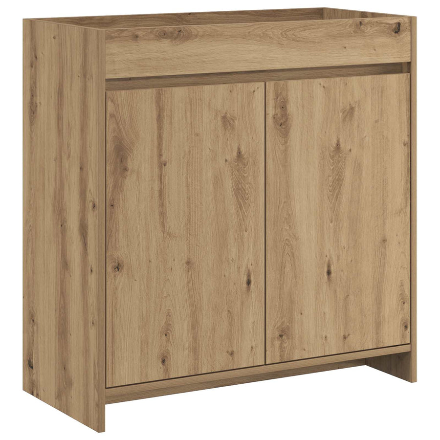 Badkamer Onder Wasbak Kast Artisanaal eiken 78,5 x 37,5 x 81 cm