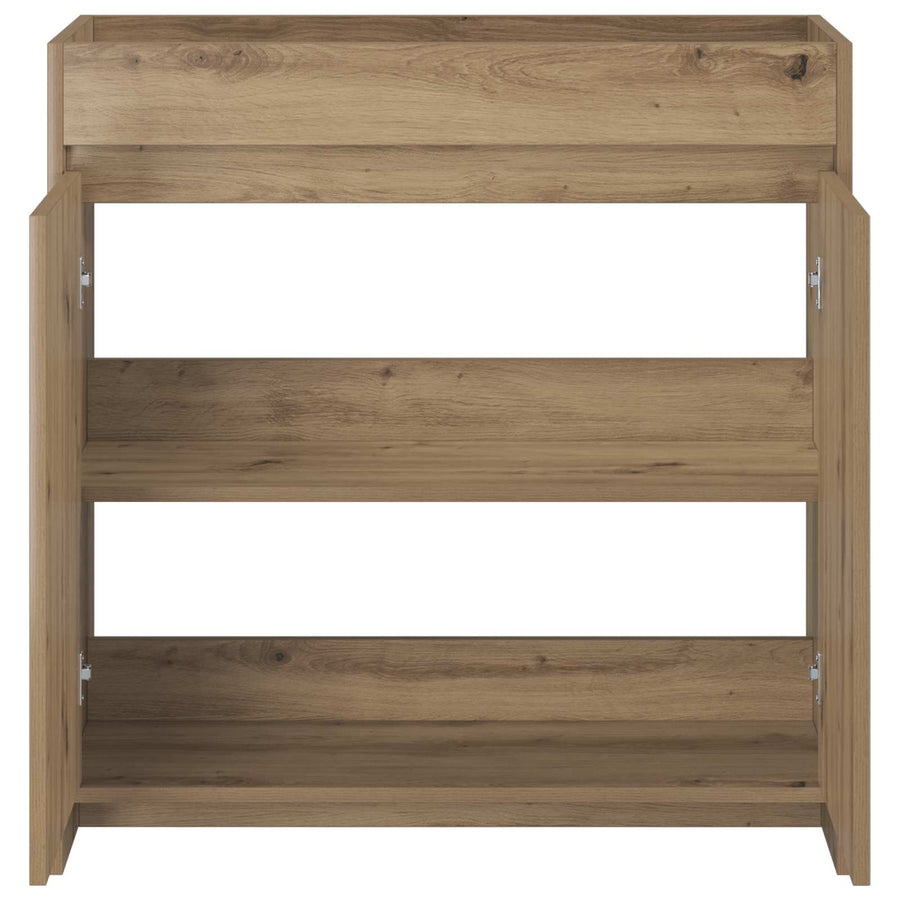 Badkamer Onder Wasbak Kast Artisanaal eiken 78,5 x 37,5 x 81 cm