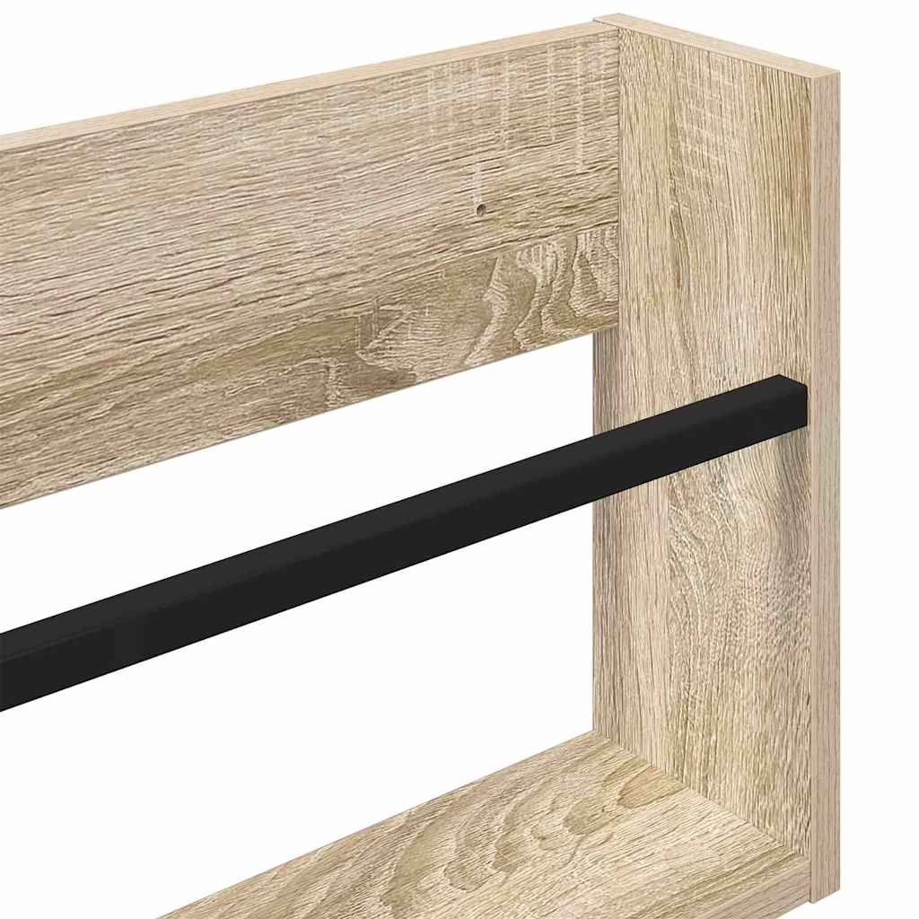 Tijdschrift Rek Bewerkt Hout 1 60 x 12 x 30 cm Sonoma eiken